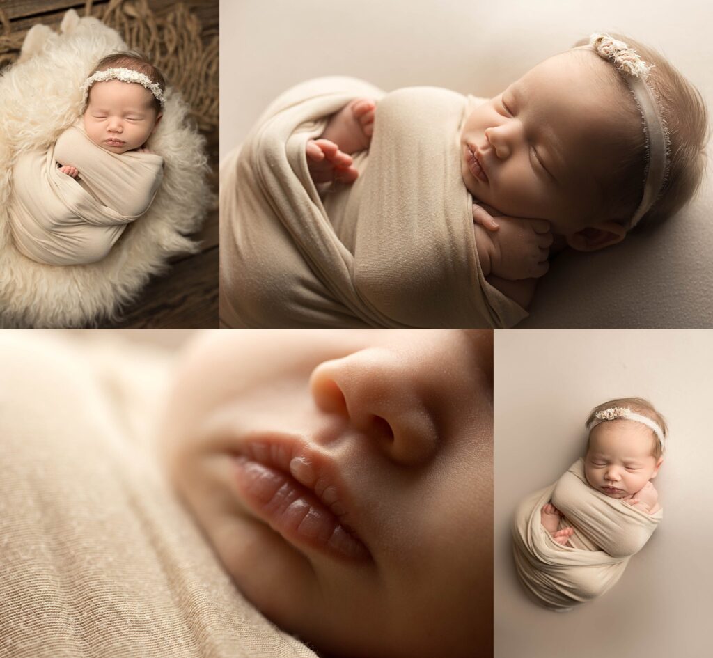 close up details during a newborn session